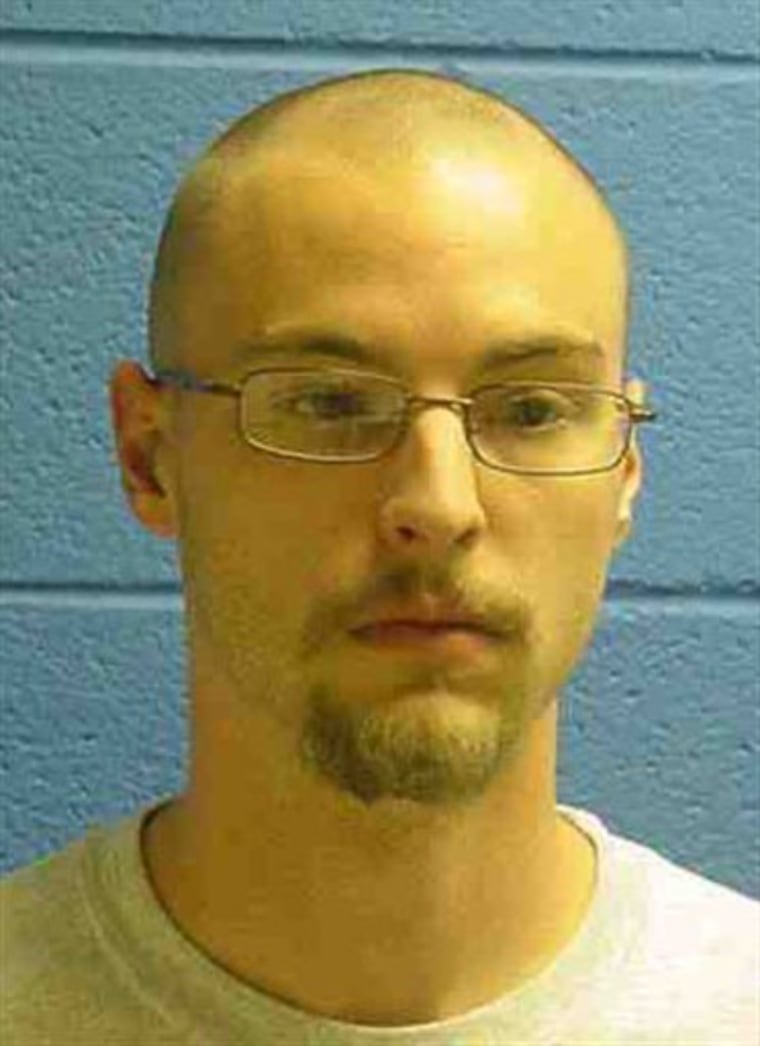 In this undated photo provided by the Routt County Sheriffs Office, Matthew Hoffman is shown. Knox County Sheriff David Barber said Maynard, a 13-year-old girl missing for days was found bound and gagged but alive in a basement Sunday, Nov. 14, 2010, and authorities hoped Hoffman charged with kidnapping her might lead them to her mother, brother and another woman who disappeared with her. (AP Photo/Routt County Sheriffs Office)
